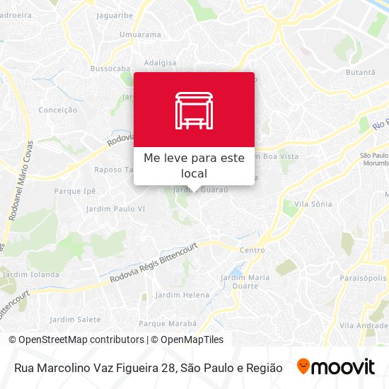 Rua Marcolino Vaz Figueira 28 mapa