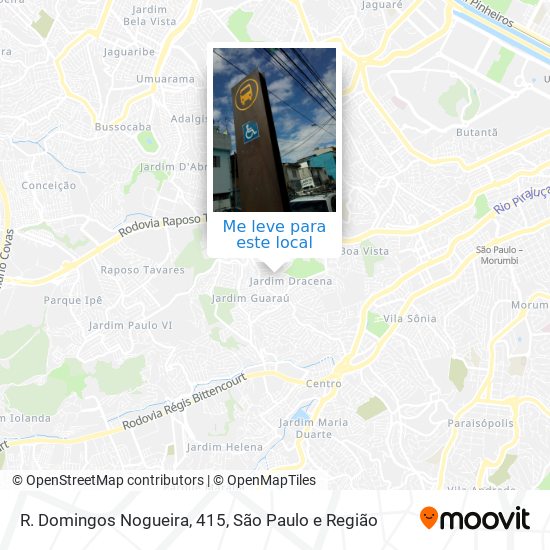 R. Domingos Nogueira, 415 mapa