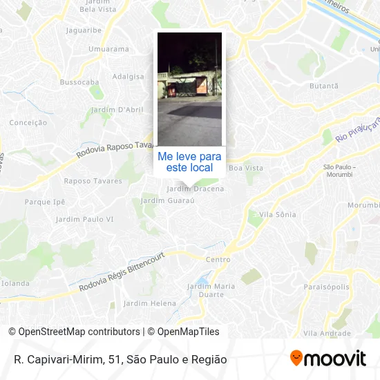 R. Capivari-Mirim, 51 mapa