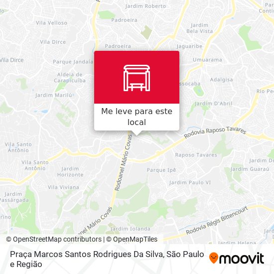 Praça Marcos Santos Rodrigues Da Silva mapa