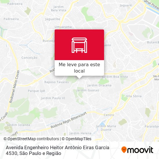 Avenida Engenheiro Heitor Antônio Eiras García 4530 mapa