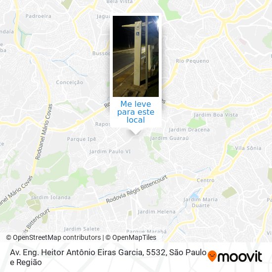 Av. Eng. Heitor Antônio Eiras Garcia, 5532 mapa