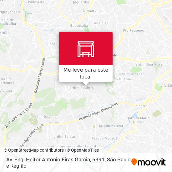 Av. Eng. Heitor Antônio Eiras Garcia, 6391 mapa