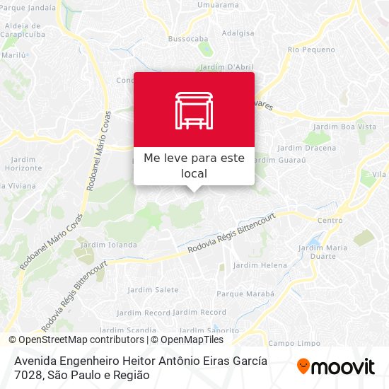 Avenida Engenheiro Heitor Antônio Eiras García 7028 mapa