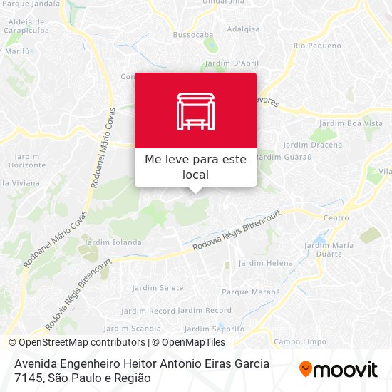 Avenida Engenheiro Heitor Antonio Eiras Garcia 7145 mapa