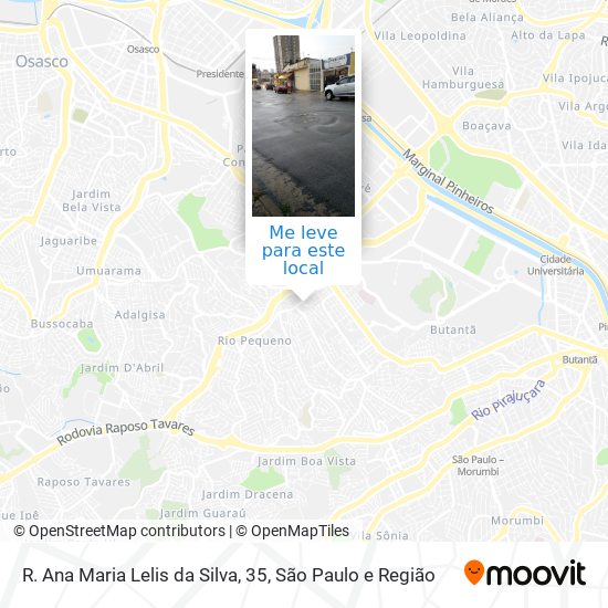 R. Ana Maria Lelis da Silva, 35 mapa