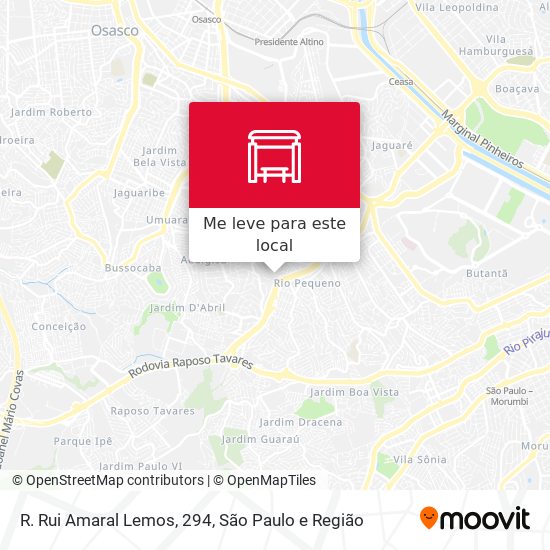 R. Rui Amaral Lemos, 294 mapa