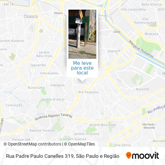 Rua Padre Paulo Canelles 319 mapa