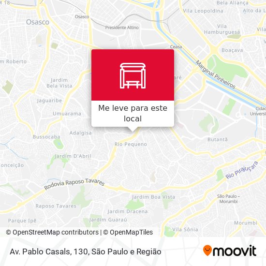 Av. Pablo Casals, 130 mapa
