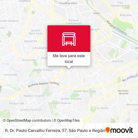 R. Dr. Paulo Carvalho Ferreira, 57 mapa