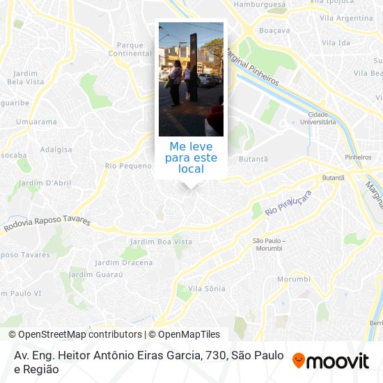 Av. Eng. Heitor Antônio Eiras Garcia, 730 mapa