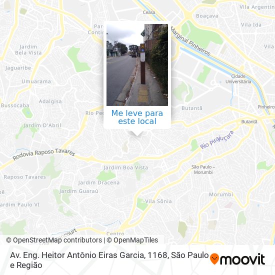 Av. Eng. Heitor Antônio Eiras Garcia, 1168 mapa