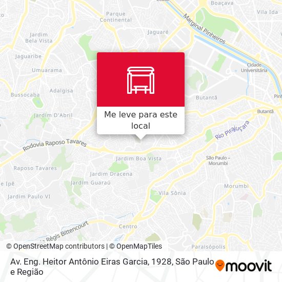 Av. Eng. Heitor Antônio Eiras Garcia, 1928 mapa