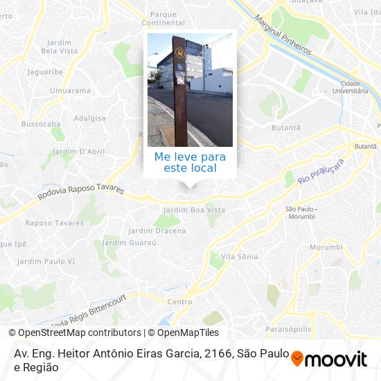 Av. Eng. Heitor Antônio Eiras Garcia, 2166 mapa