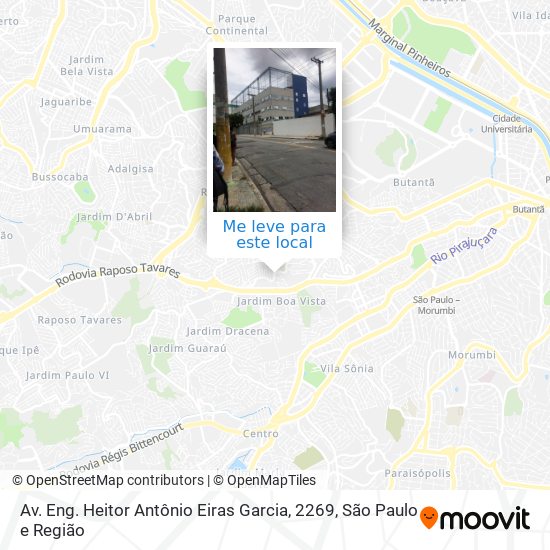 Av. Eng. Heitor Antônio Eiras Garcia, 2269 mapa