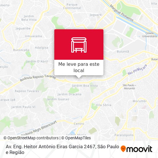 Av. Eng. Heitor Antônio Eiras Garcia 2467 mapa