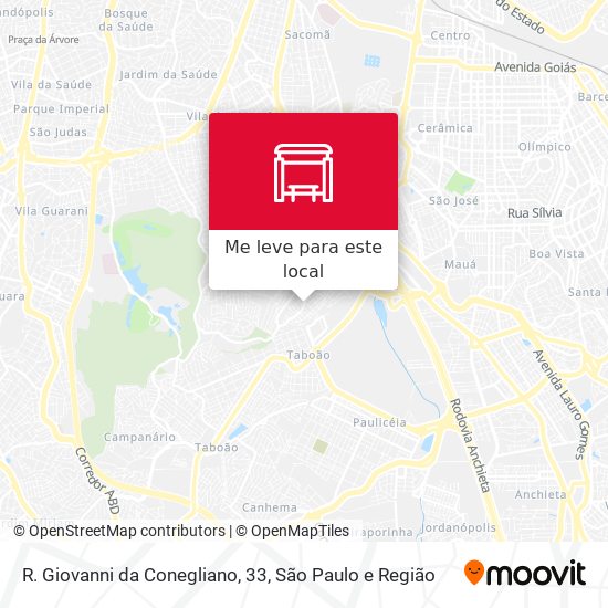 R. Giovanni da Conegliano, 33 mapa