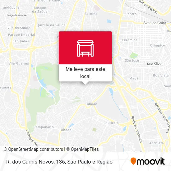 R. dos Cariris Novos, 136 mapa