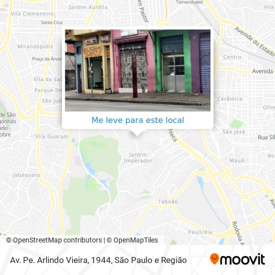 Av. Pe. Arlindo Vieira, 1944 mapa