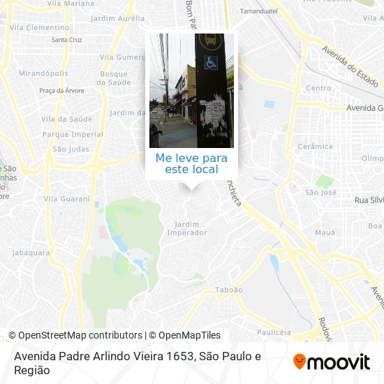 Avenida Padre Arlindo Vieira 1653 mapa