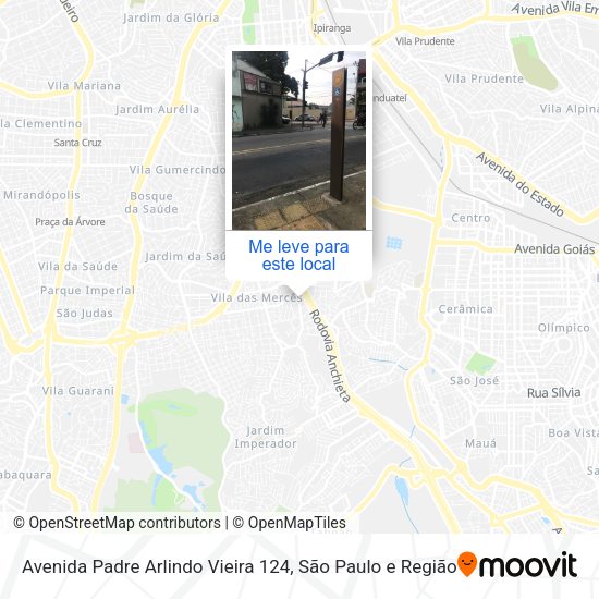 Avenida Padre Arlindo Vieira 124 mapa