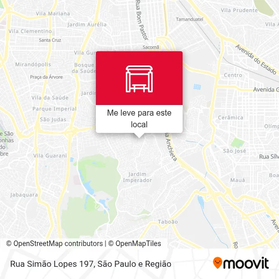 Rua Simão Lopes 197 mapa