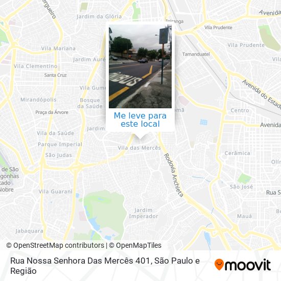 Rua Nossa Senhora Das Mercês 401 mapa