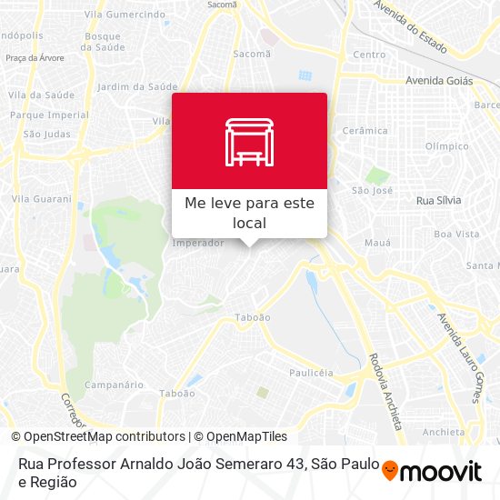 Rua Professor Arnaldo João Semeraro 43 mapa