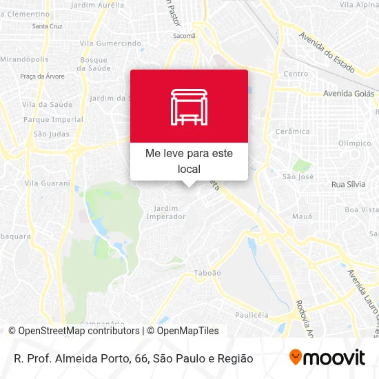 R. Prof. Almeida Porto, 66 mapa