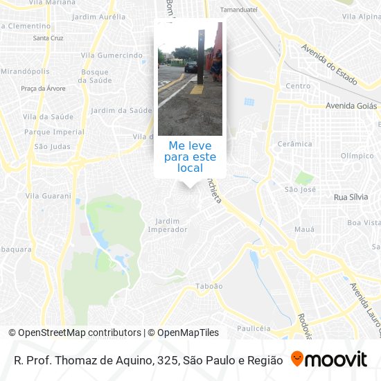 R. Prof. Thomaz de Aquino, 325 mapa