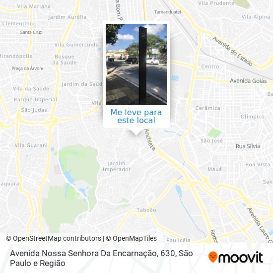 Avenida Nossa Senhora Da Encarnação, 630 mapa