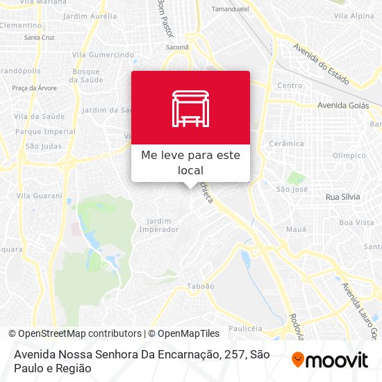 Avenida Nossa Senhora Da Encarnação, 257 mapa
