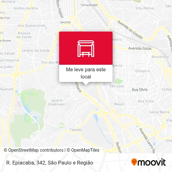 R. Epiacaba, 342 mapa