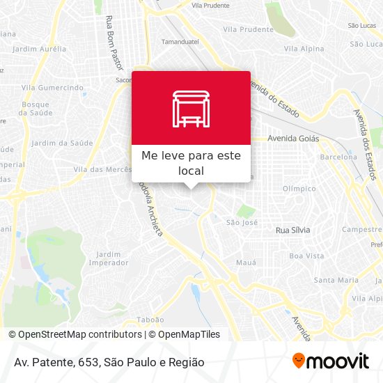 Av. Patente, 653 mapa