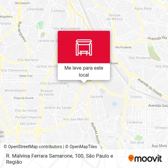 R. Malvina Ferrara Samarone, 100 mapa