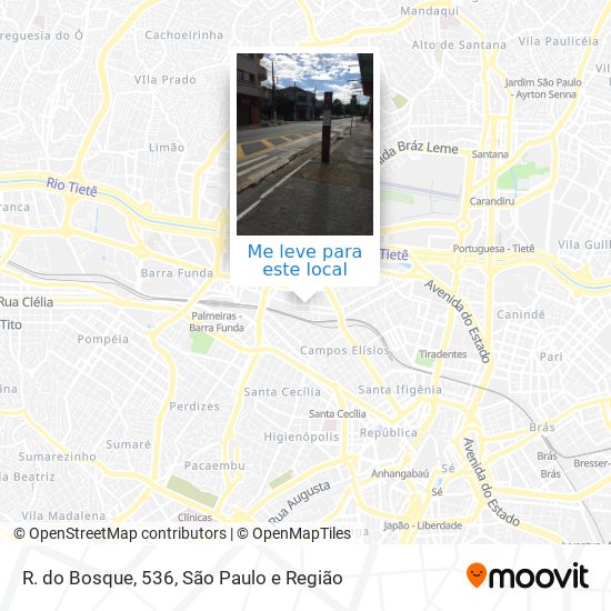 R. do Bosque, 536 mapa