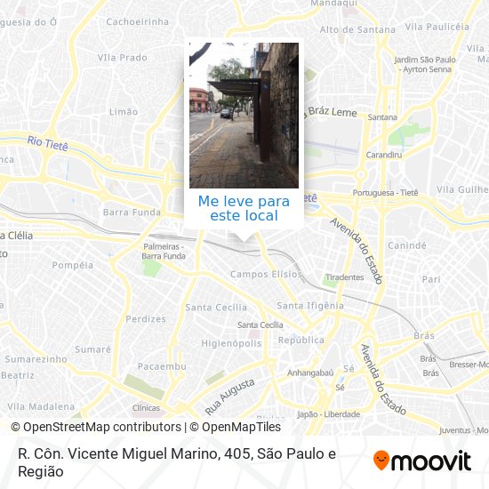 R. Côn. Vicente Miguel Marino, 405 mapa