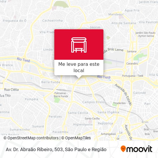 Av. Dr. Abraão Ribeiro, 503 mapa