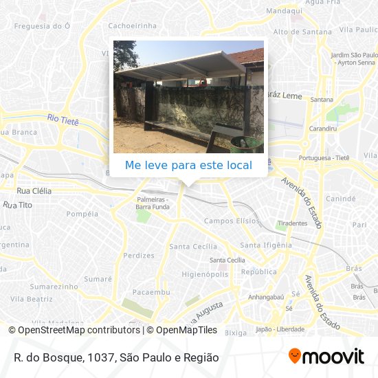 R. do Bosque, 1037 mapa