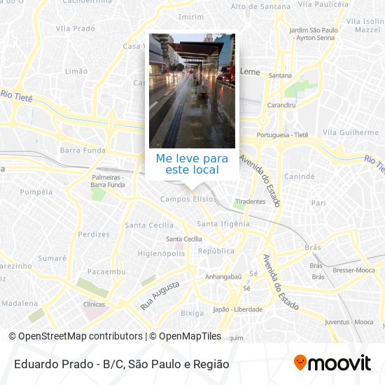 Eduardo Prado - B/C mapa