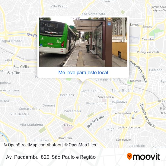 Av. Pacaembu, 820 mapa