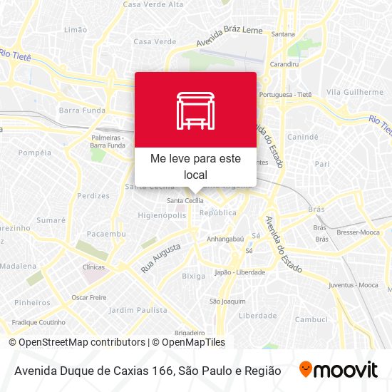 Avenida Duque de Caxias 166 mapa