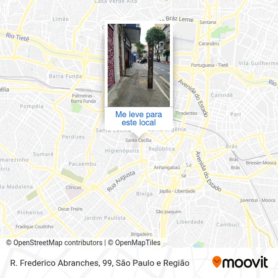 R. Frederico Abranches, 99 mapa