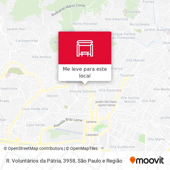 R. Voluntários da Pátria, 3958 mapa