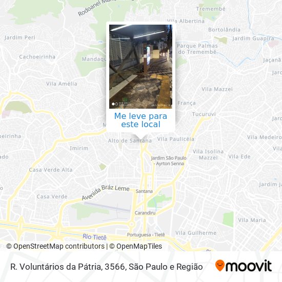 R. Voluntários da Pátria, 3566 mapa