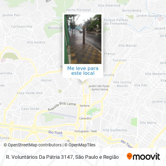 R. Voluntários Da Pátria 3147 mapa