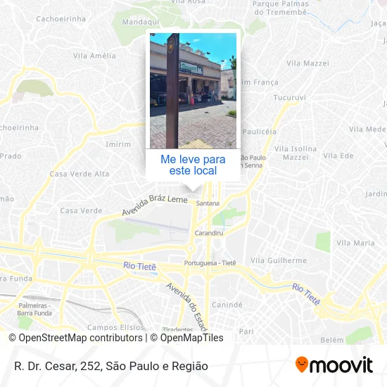 R. Dr. Cesar, 252 mapa