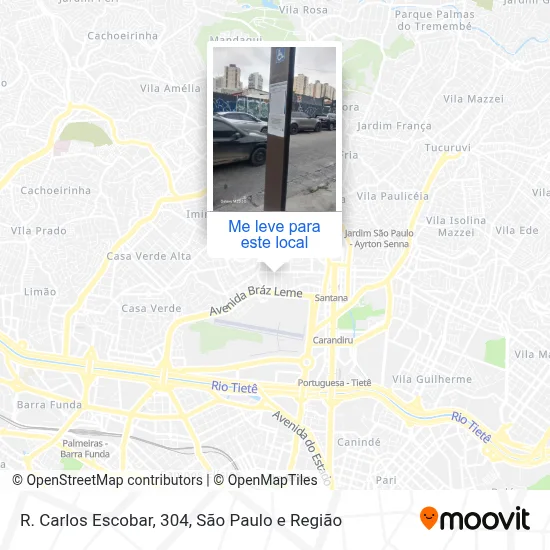 R. Carlos Escobar, 304 mapa