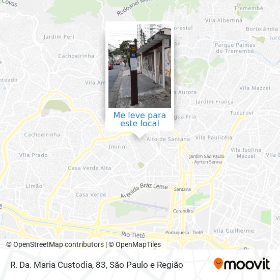 R. Da. Maria Custodia, 83 mapa