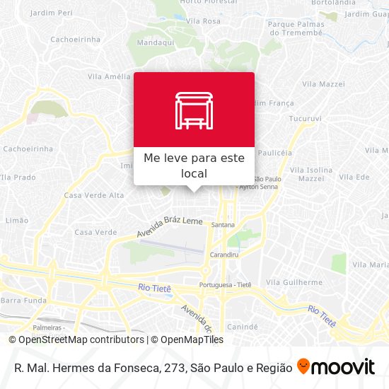 R. Mal. Hermes da Fonseca, 273 mapa